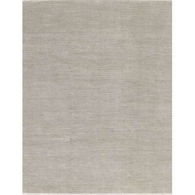 One-of-a-Kind Hand-Knotted Gray 7'9" x 9'4" Area Rug - Image 0