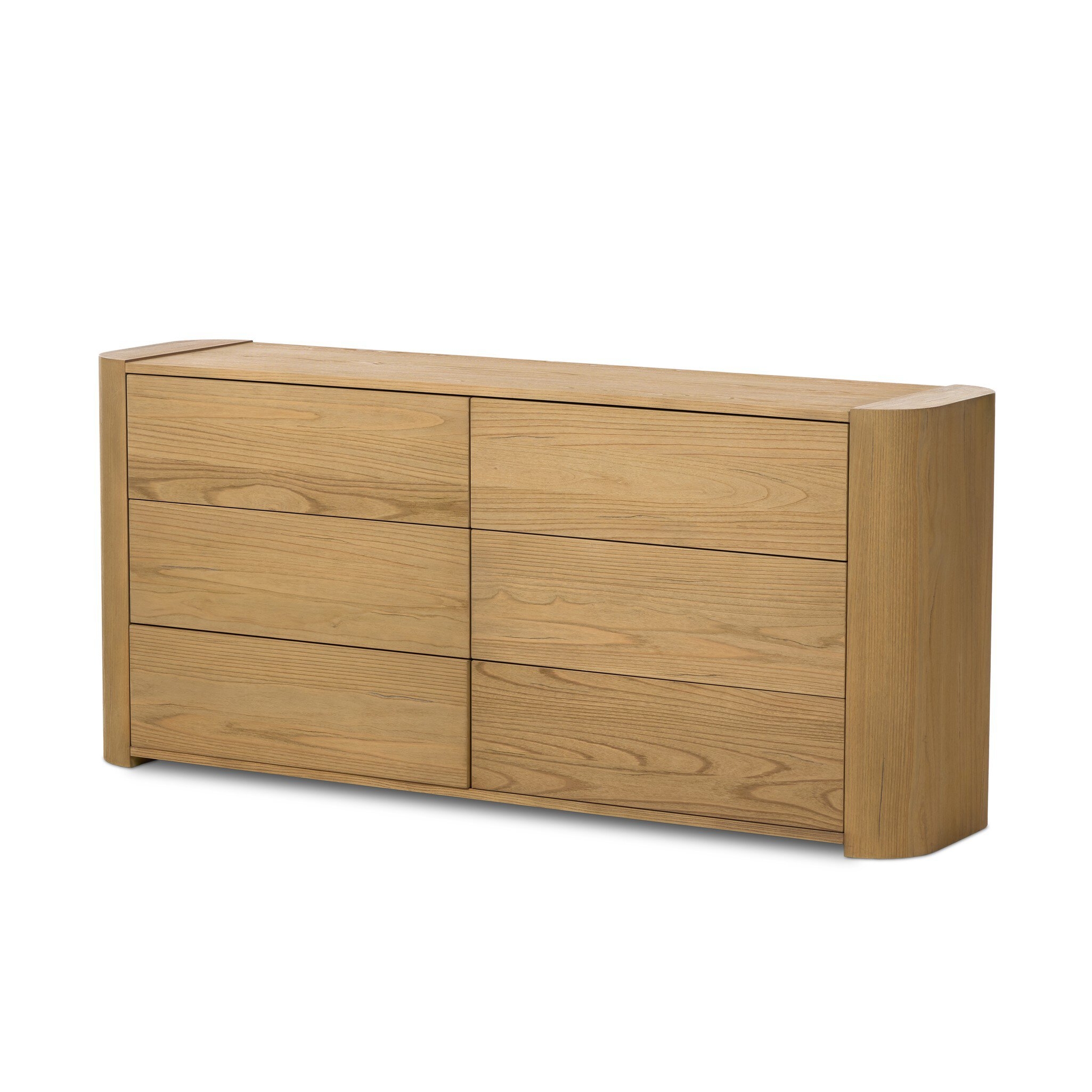 Radius 6 Drawer Dresser - Light Blonde Sungkai Veneer - Image 1