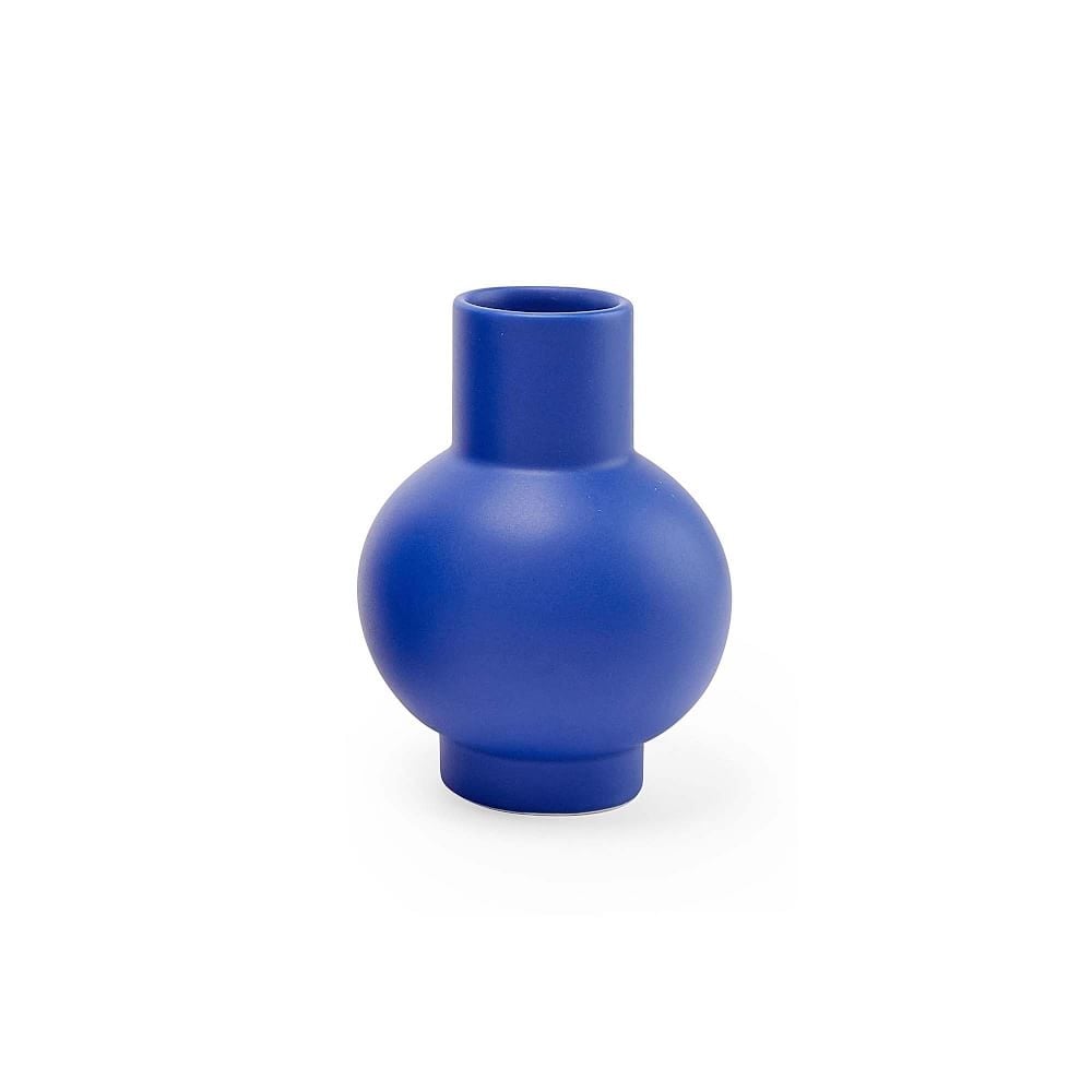 MoMA Raawii Strom Ceramic Vase, Small, Horizon Blue - Image 0