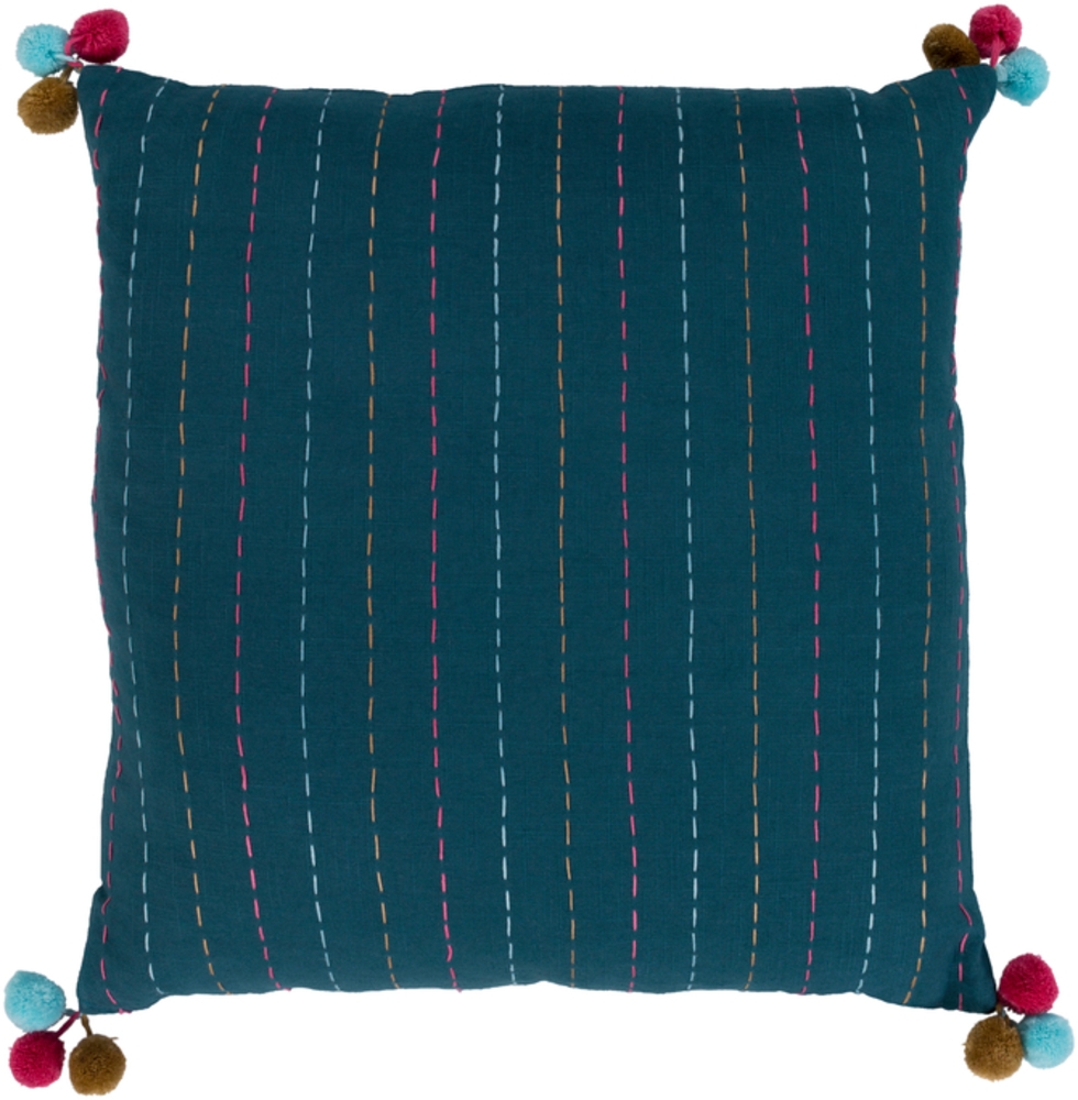 Dhaka Throw Pillow, 18" x 18", with poly insert - Image 0