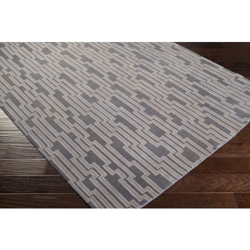 Luminous Gray Indoor 5' x 8' Handmade Rug - Image 2