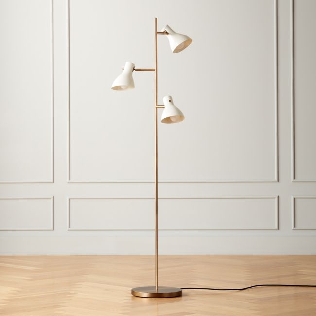 Belini Floor Lamp, Ivory - Image 0