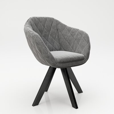Amanda Tufted Velvet Upholstered Arm Chair - Image 0