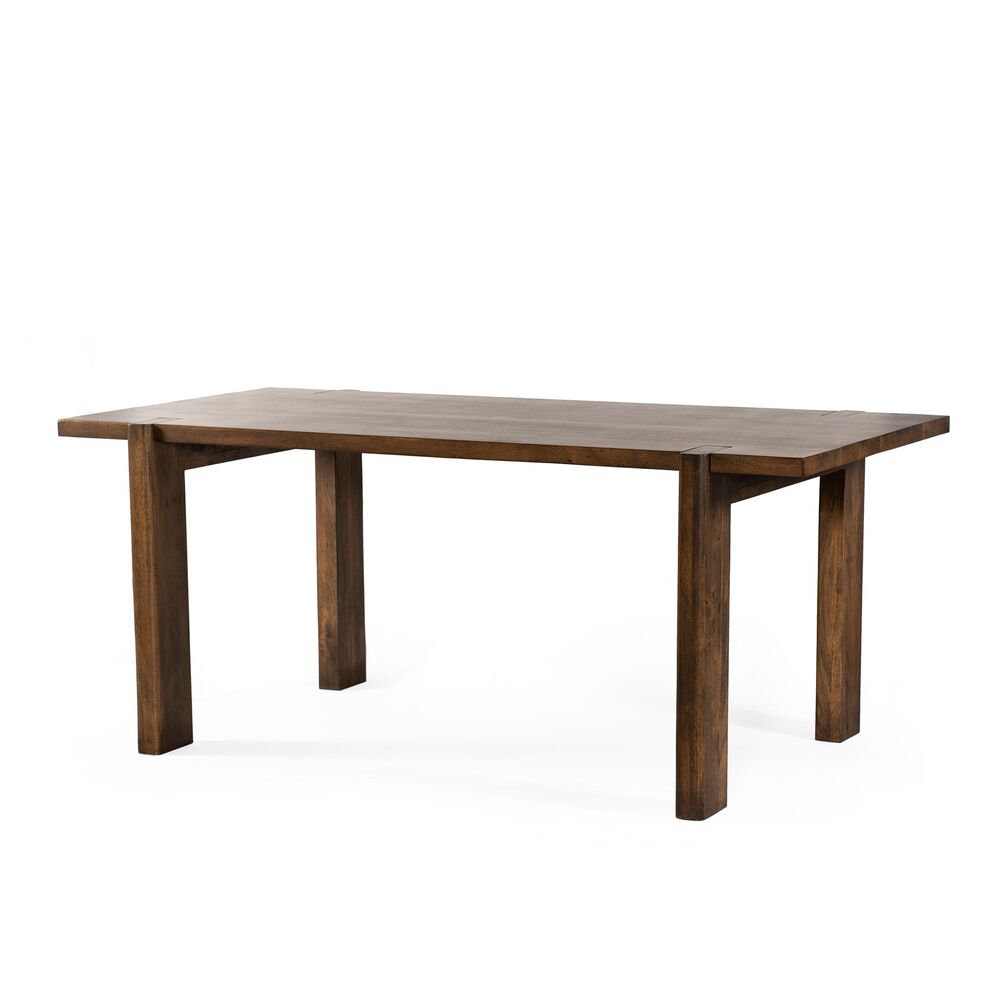 Home Trends & Design Dellio Oak Park Dining Table - Acorn Brown - Image 0