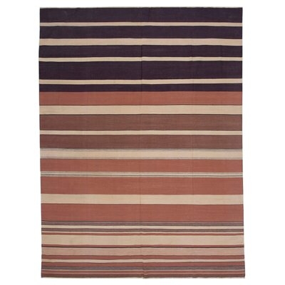 One-of-a-Kind Eldion Hand-Knotted 1970s 8'10" x 12' Area Rug in Brown/Red - Image 0