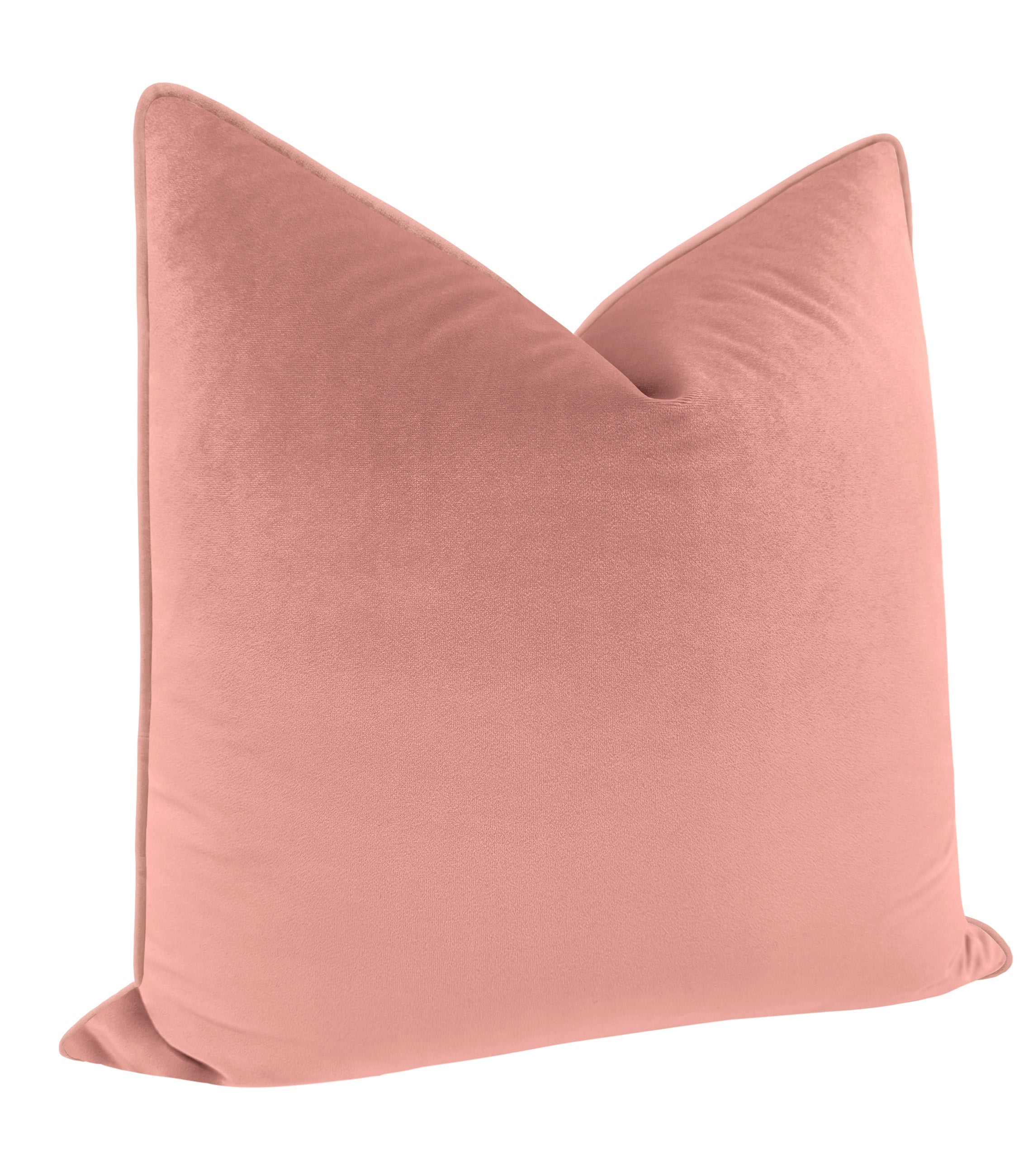 MELROSE VELVET // BLUSH + VELVET CORDING - 20" X 20" / SELF CORDING - Image 3