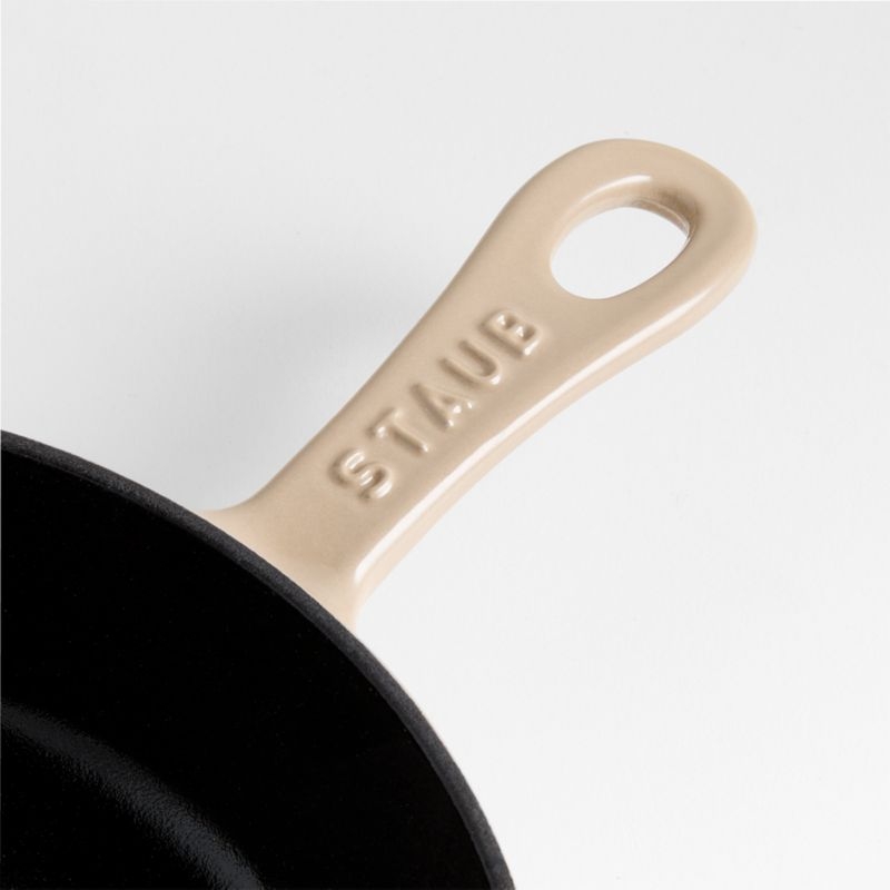 Staub ® 8.5" Sesame Enameled Cast Iron Traditional Deep Skillet - Image 2