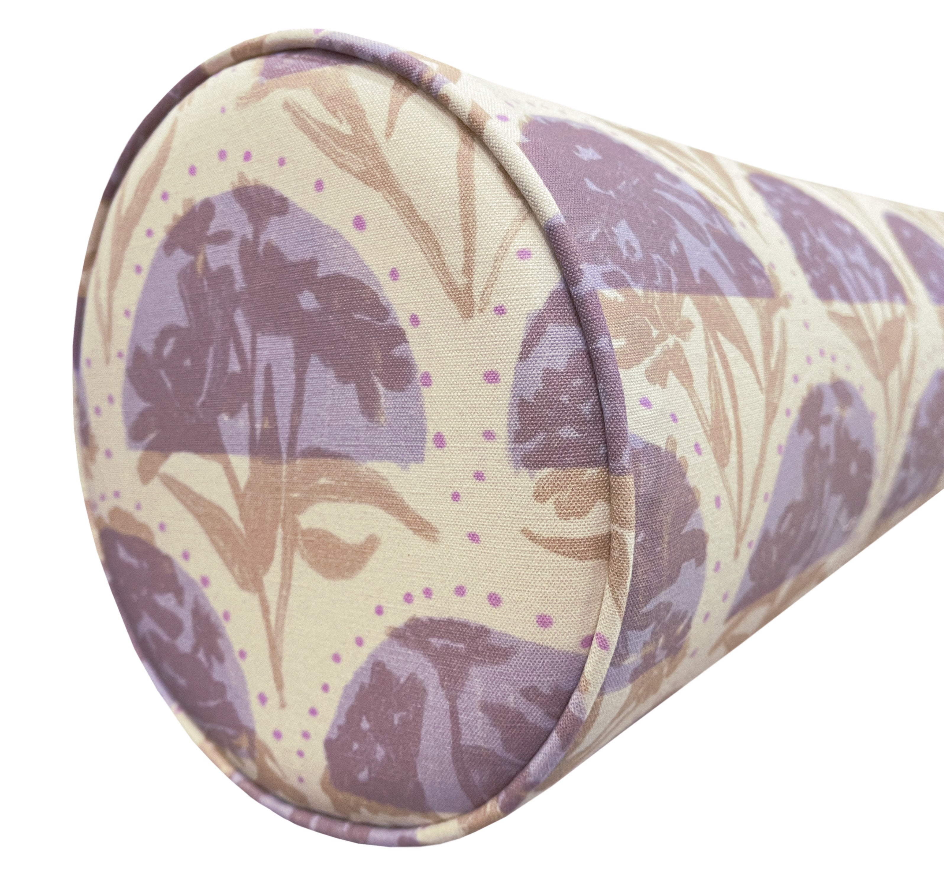 THE BOLSTER :: ZINNIA ARC // LAVENDER | TEIL TEXTILES - Sample 4" X 4" - Image 1