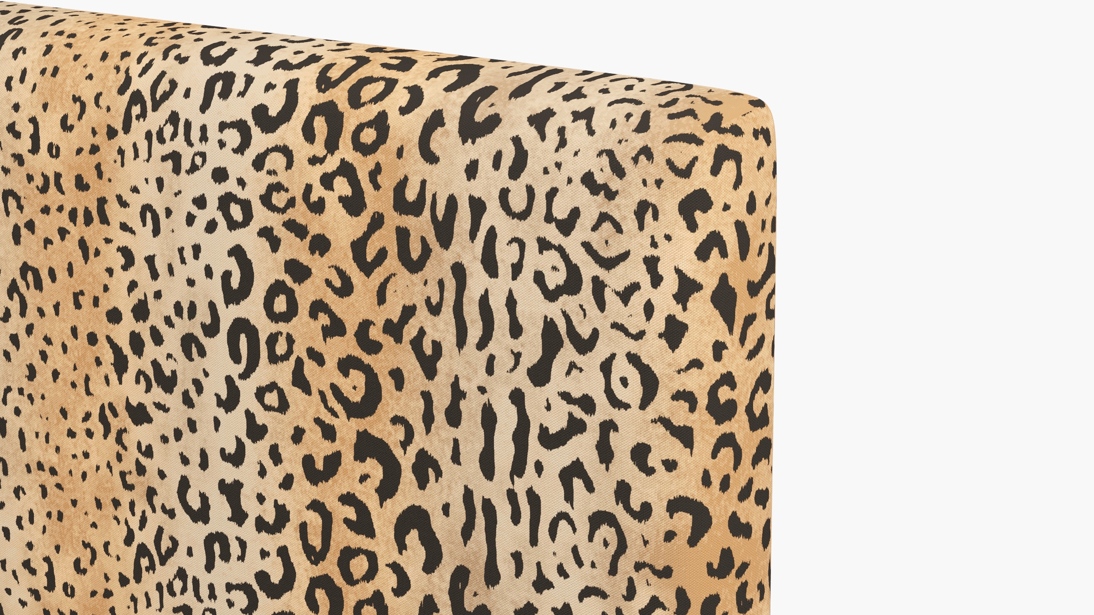 Square Back Headboard, Leopard, Full - Image 2