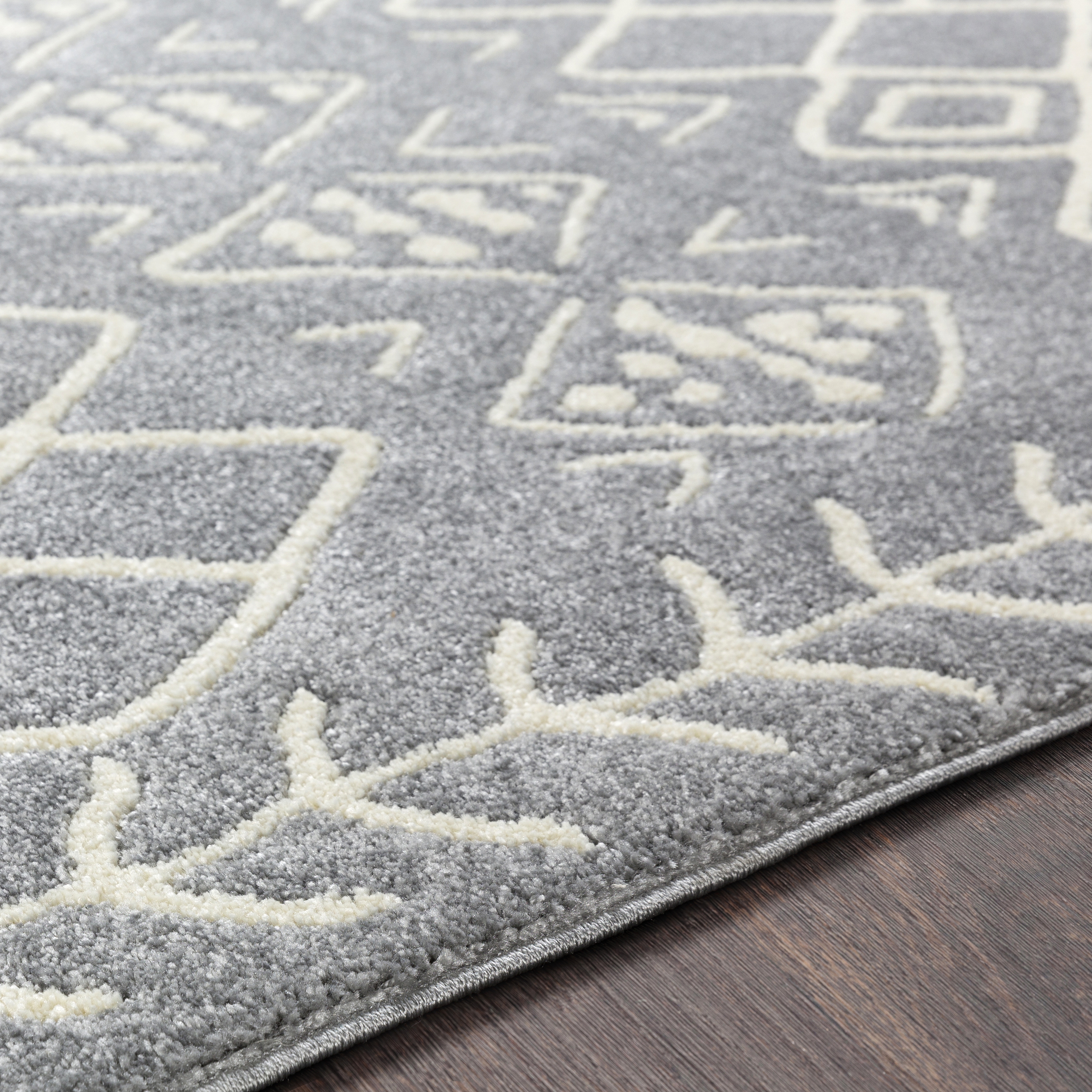 Horizon Gray Indoor 8'10" x 12'6" Machine Woven Rug - Image 3