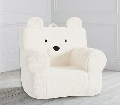 Ivory Sherpa Bear Anywhere Chair(R) - Image 0