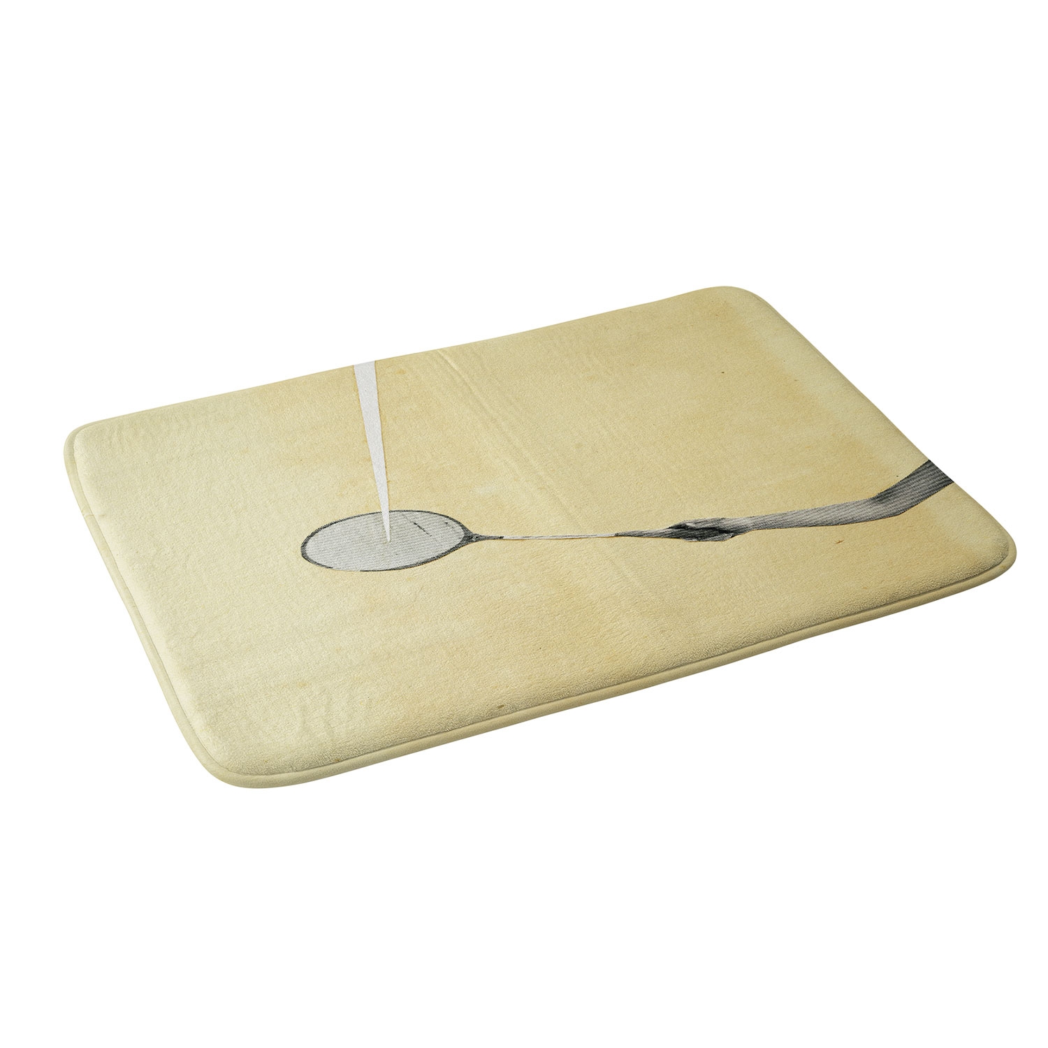 Tennis I by Cassia Beck - Memory Foam Bath Mat 17" x 24" - Image 1