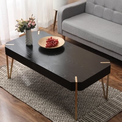 Wood And Metal Coffee Table - Image 0