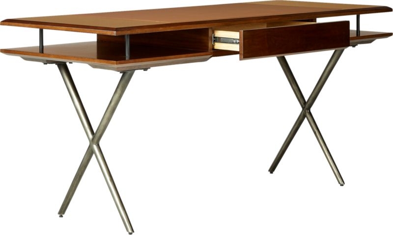 Jaxon Wood and Leather Desk - Image 4