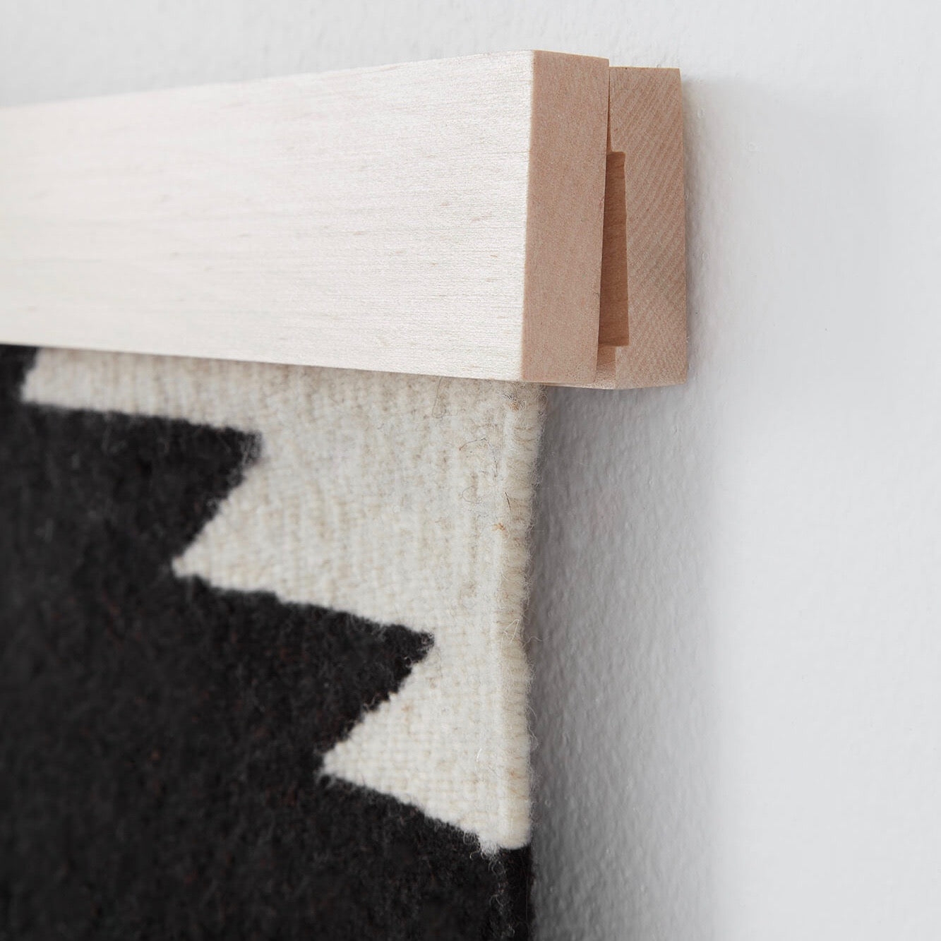 The Citizenry Maple Wood Rug Hanger - Image 1