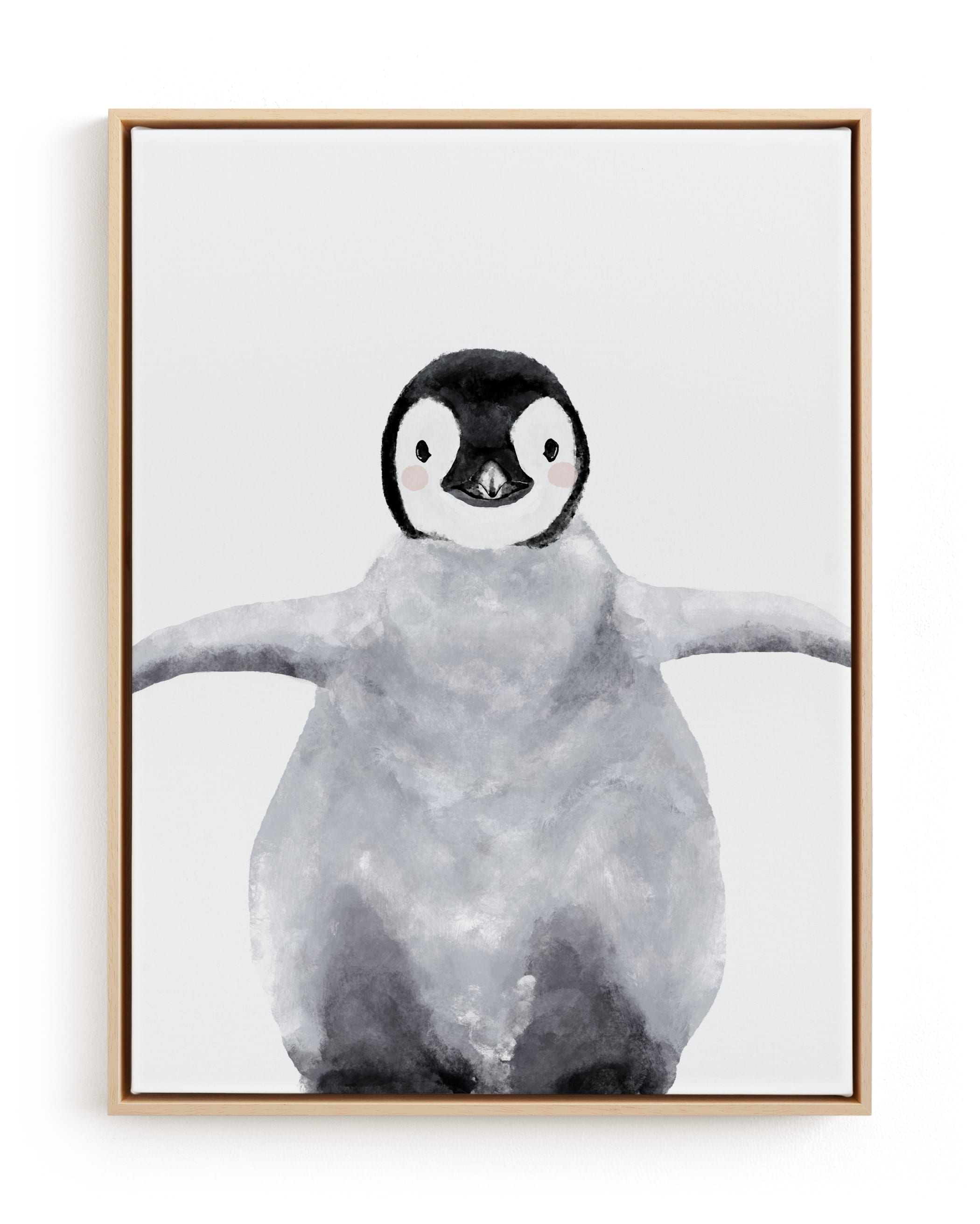 Baby Animal Penguin Children's Art Print - Image 0