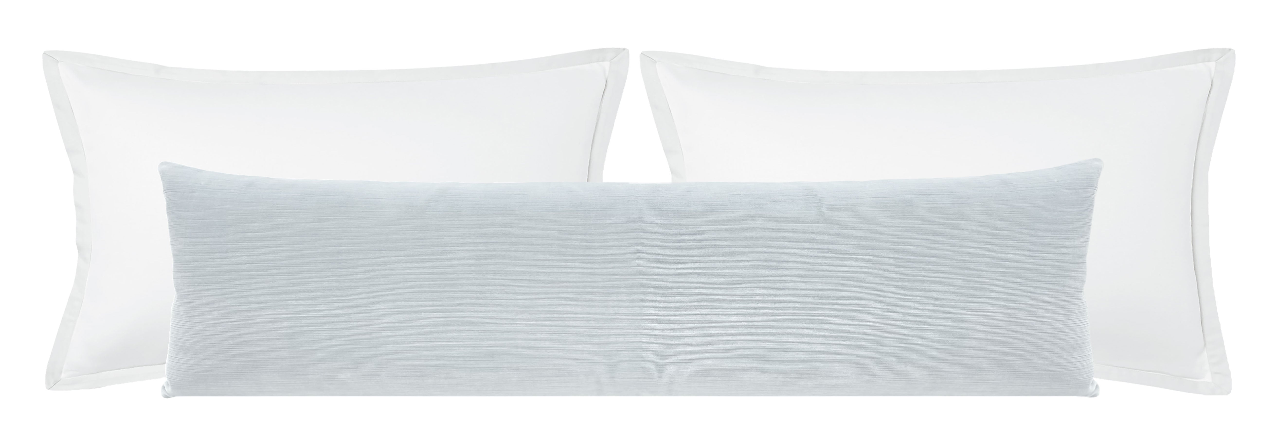 THE XL LUMBAR :: STRIE VELVET // MIST - 14" X 48" - Image 2