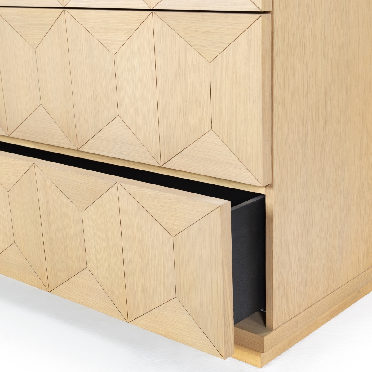 Deziree Wood 6 Drawer Dresser - Natural - Image 1