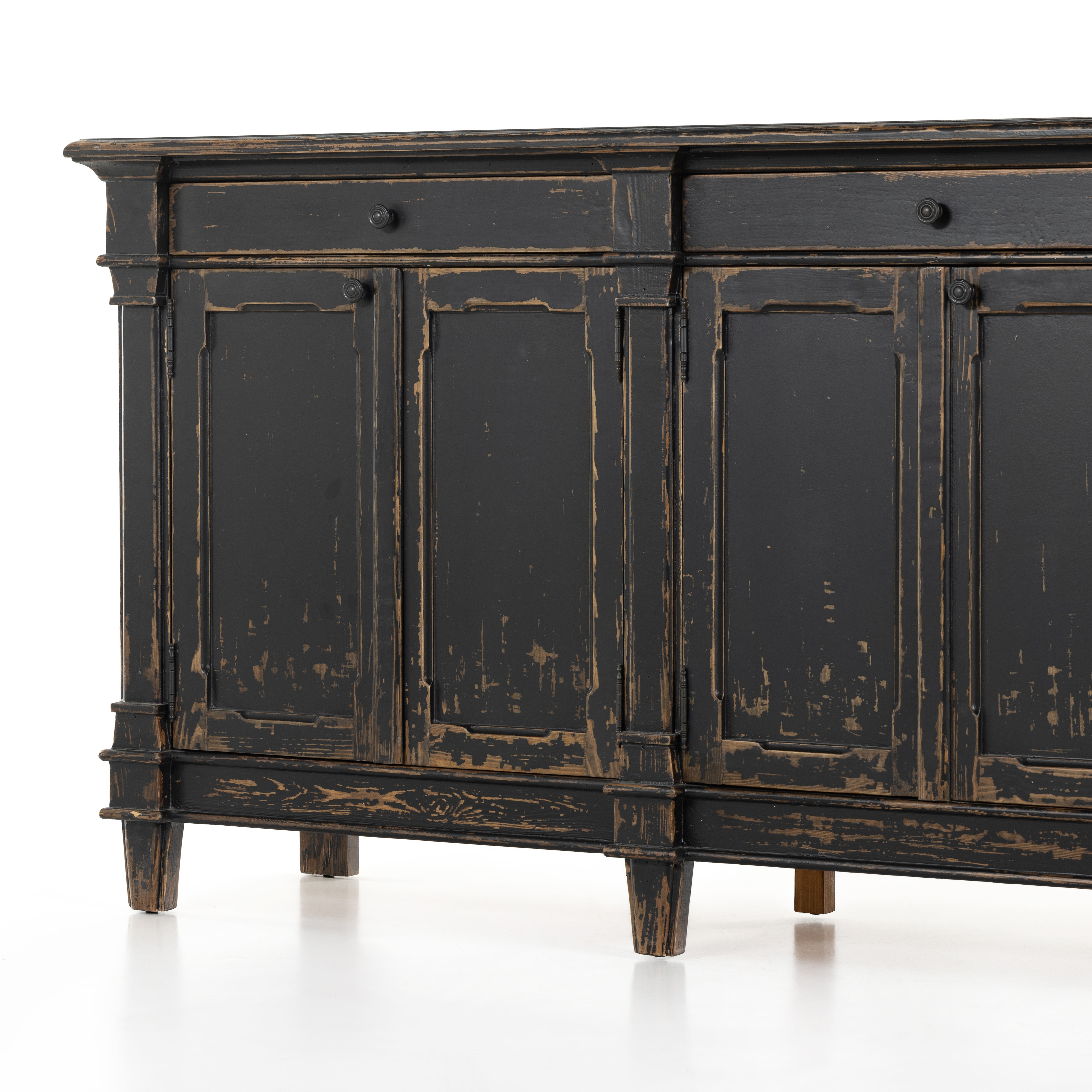 Marjorie Sideboard - Distressed Black - Image 14