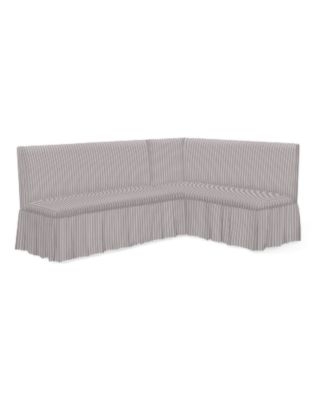 Ross Left-Facing Pleated Dining Banquette