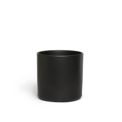 Revival Ceramics Black Planter Pot, 8" - Image 4