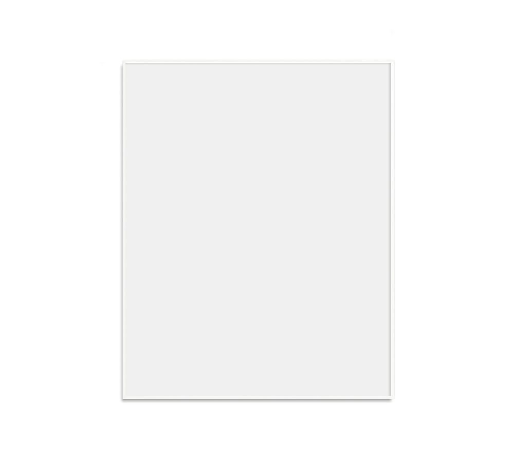 Thin Metal Gallery Frame, No Mat, 24x30 - Bright White - Image 0
