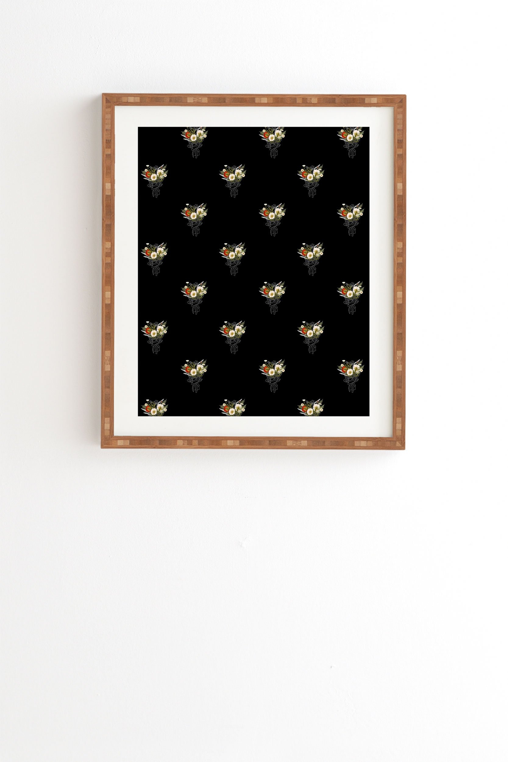Iveta Abolina Cora Poppy Framed Wall Art - 8" x 9.5" - Image 0