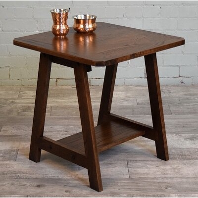 Streater Solid Wood End Table with Storage - Image 0