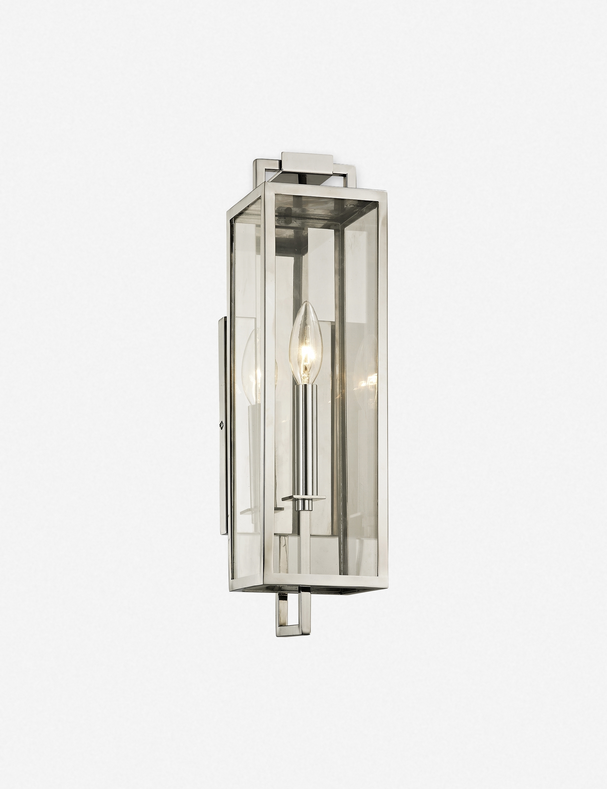 Amelda Outdoor Wall Sconce, Polished Stainless - Image 0