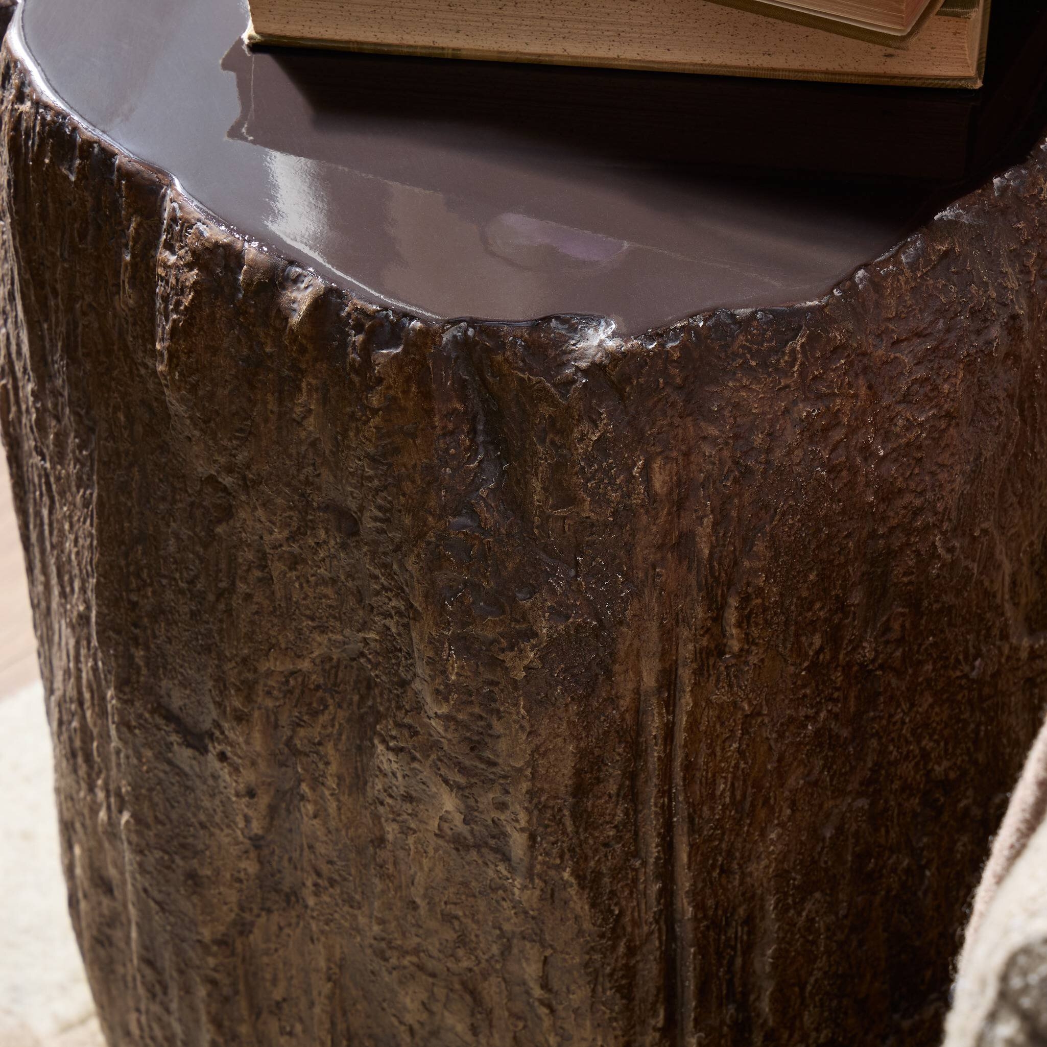 Nemo End Table - Smooth Sandy Concrete - Image 9