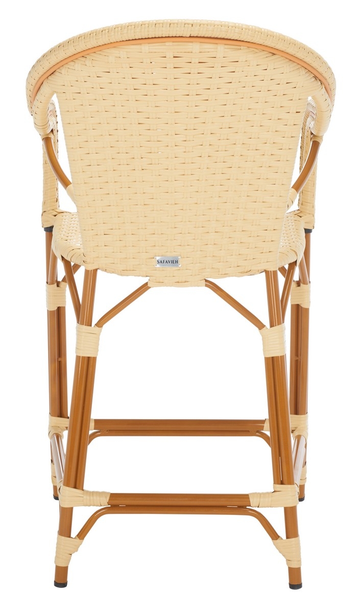 California Counter Stool W Arm - Natural - Safavieh - Image 8