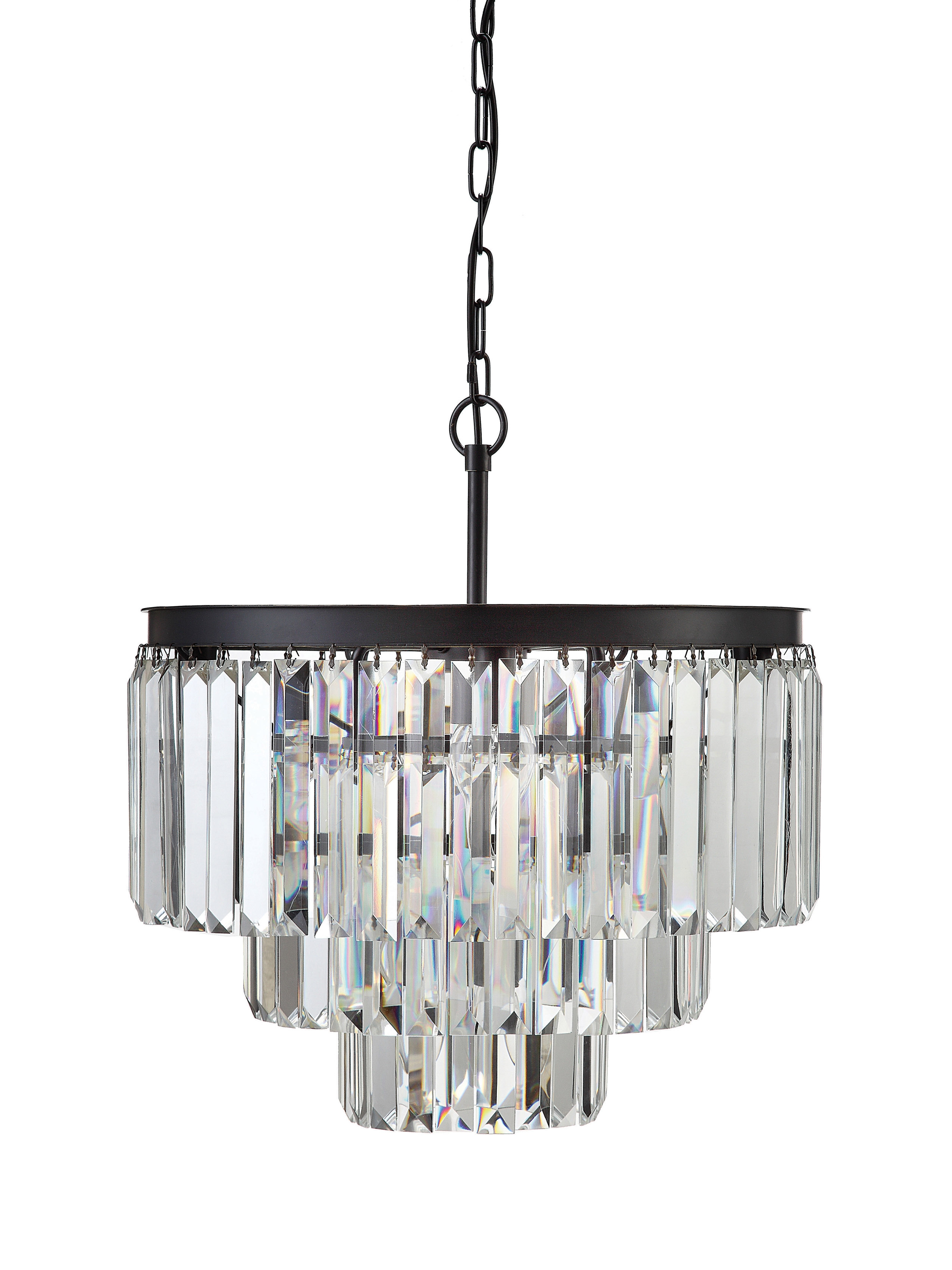 Crystal Chandelier with 9-Light, KD, 20" Round by 15.5" Height - Image 0