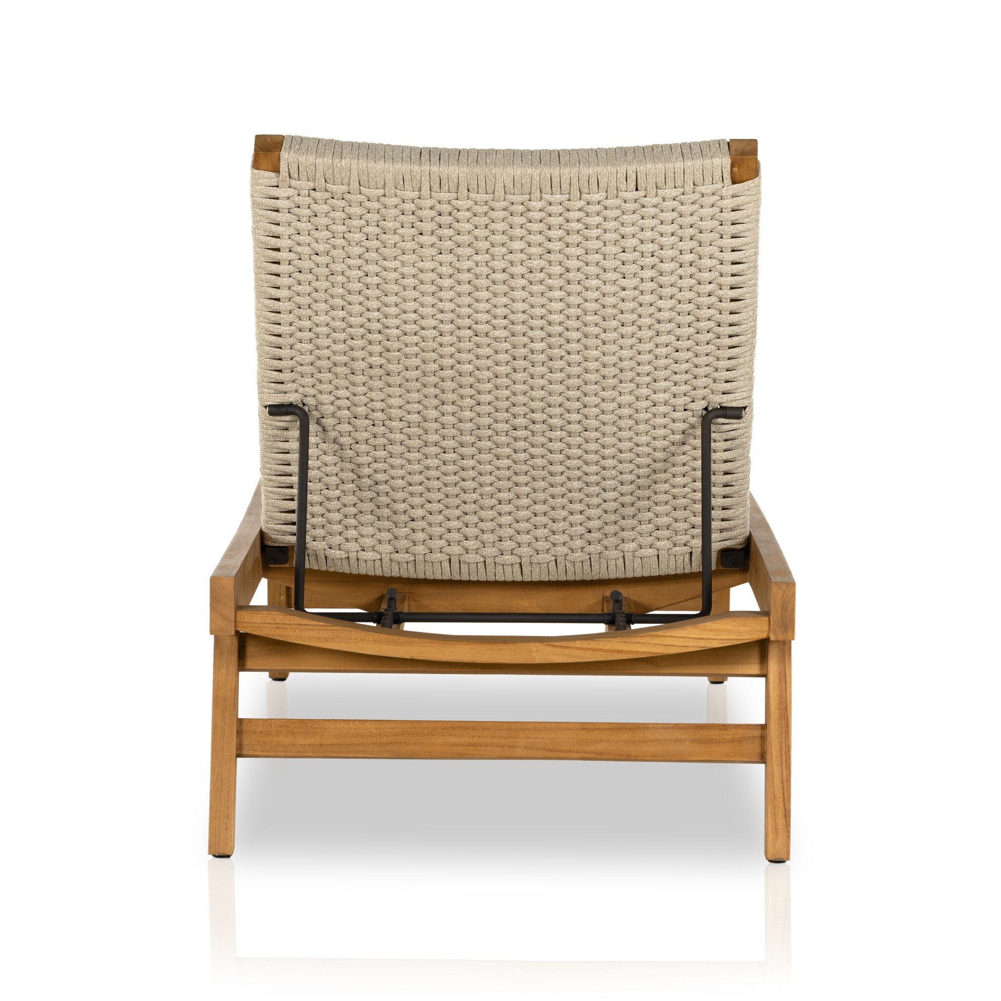 Delano Outdoor Chaise - Natural Teak-FSC - Image 6