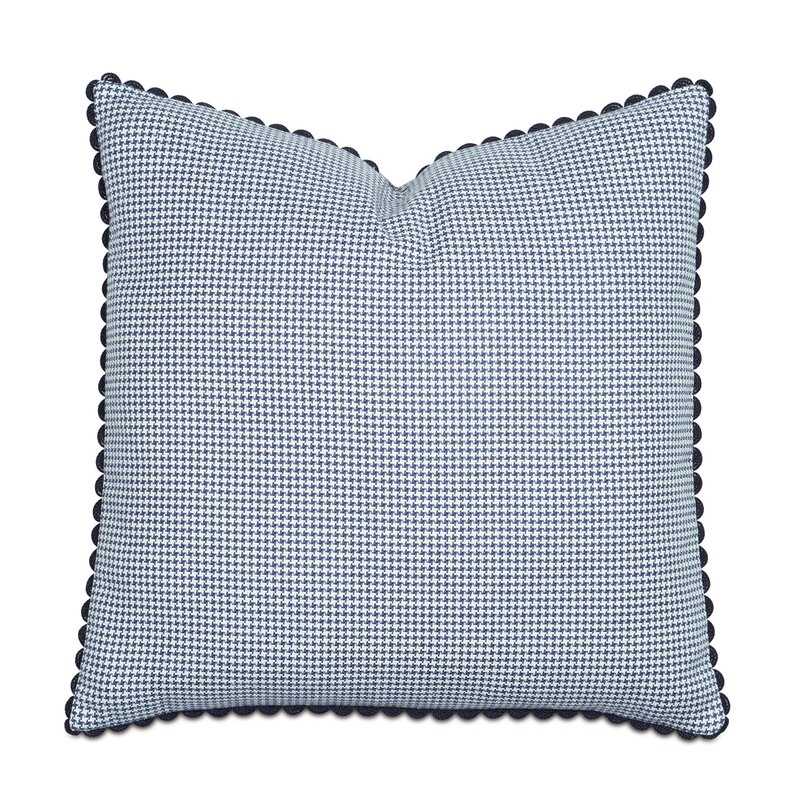 Eastern Accents Lacecap by Celerie Kemble with Gimp Houndstooth Throw Pillow Cover and Insert - Image 0