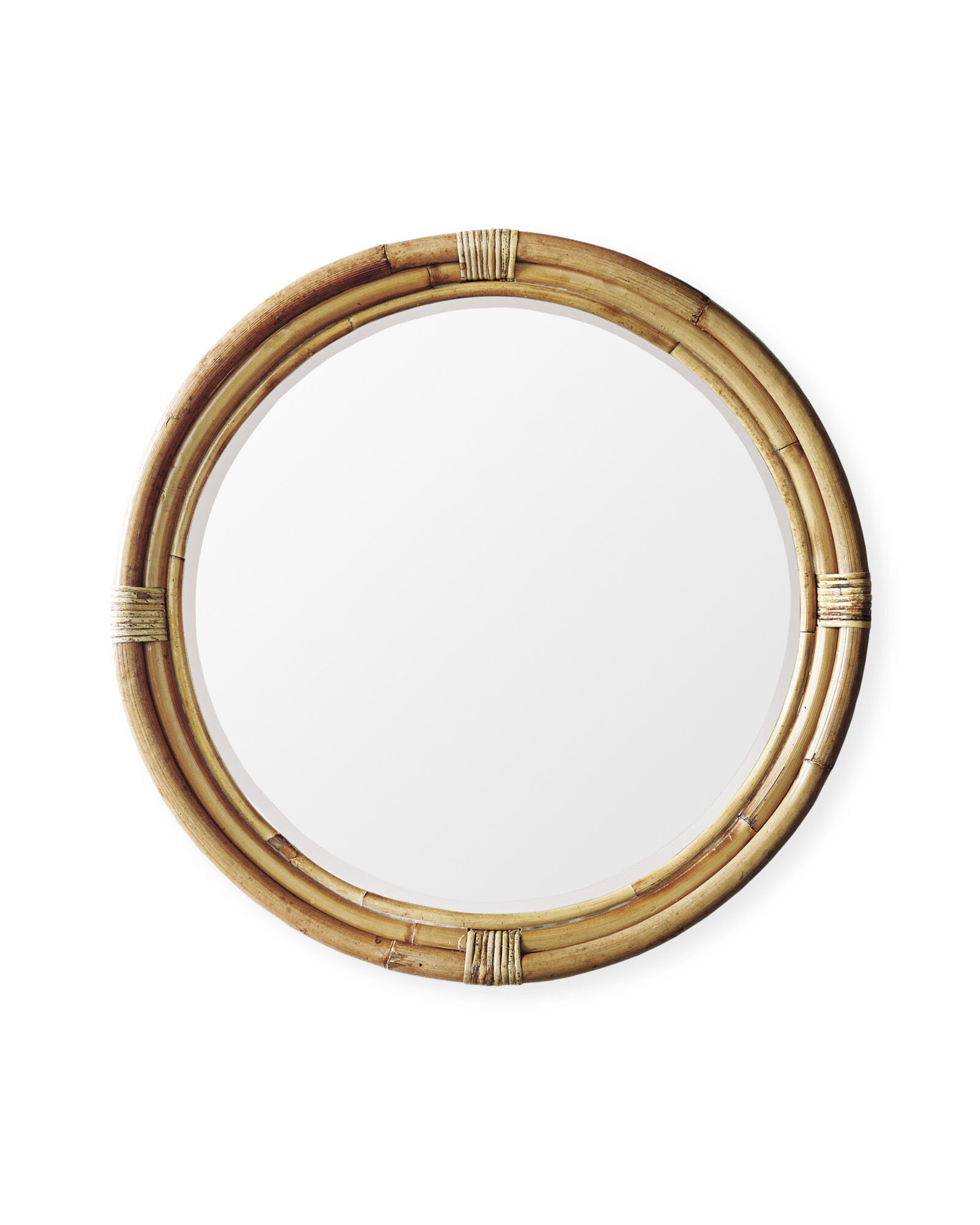 Serena & Lily Montara Rattan Mirror