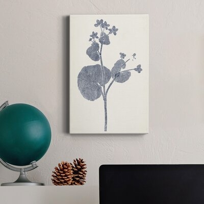 Navy Botanicals VI Premium Gallery Wrapped Canvas - Ready To Hang - Image 0
