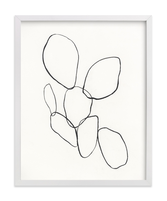Cactus Line Drawing Limited Edition Fine Art Print 1 - Image 0