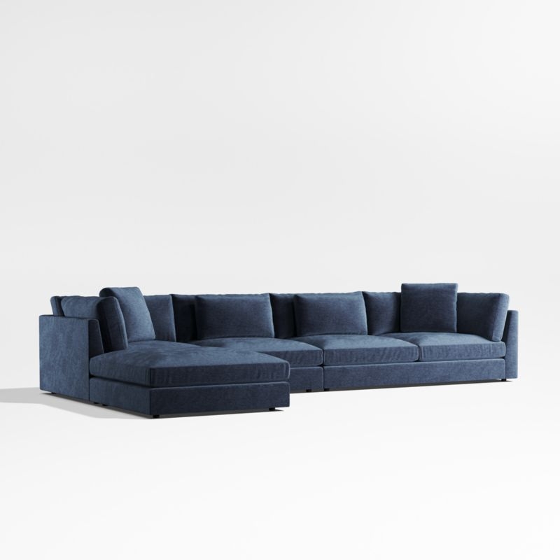 Monterey Modular 4-Piece Reversible Sectional Sofa with Ottoman - Image 8