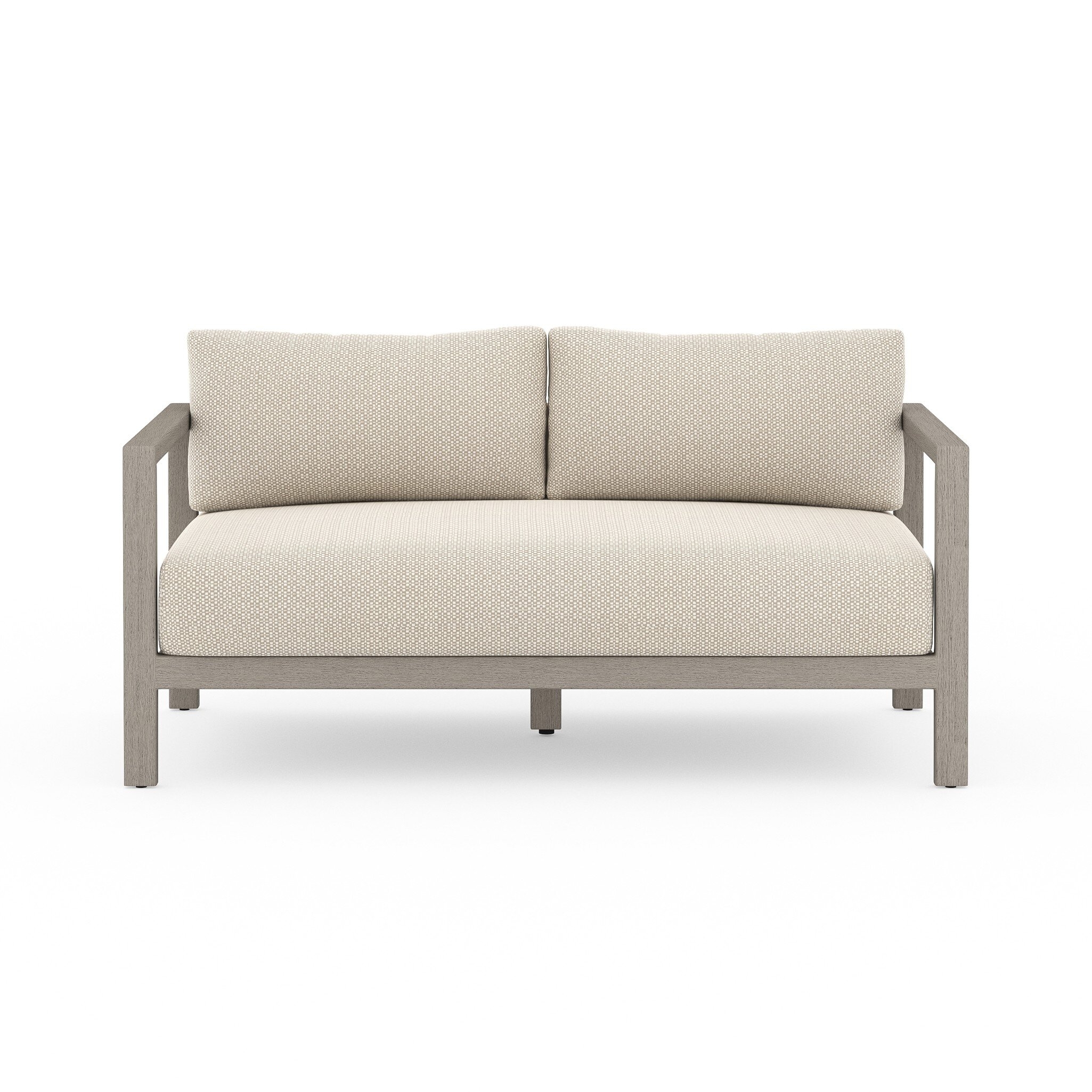 Sonoma Outdoor Sofa, Weathered Grey - Faye Sand - Image 1