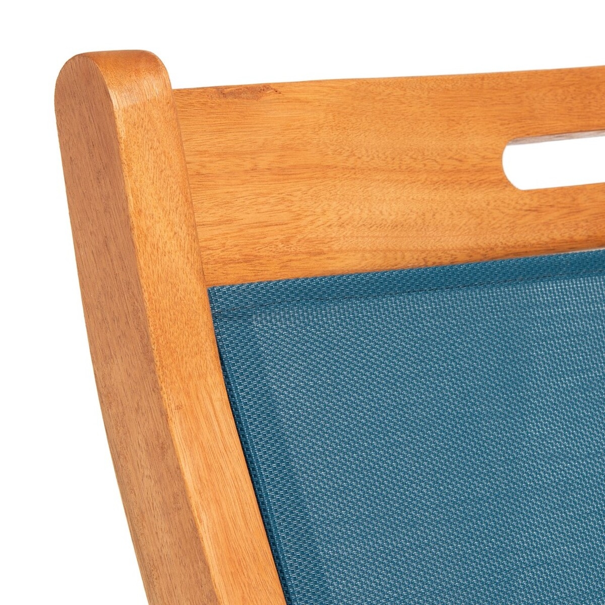 Kamson Sunlounger - Natural/Navy - Safavieh - Image 2