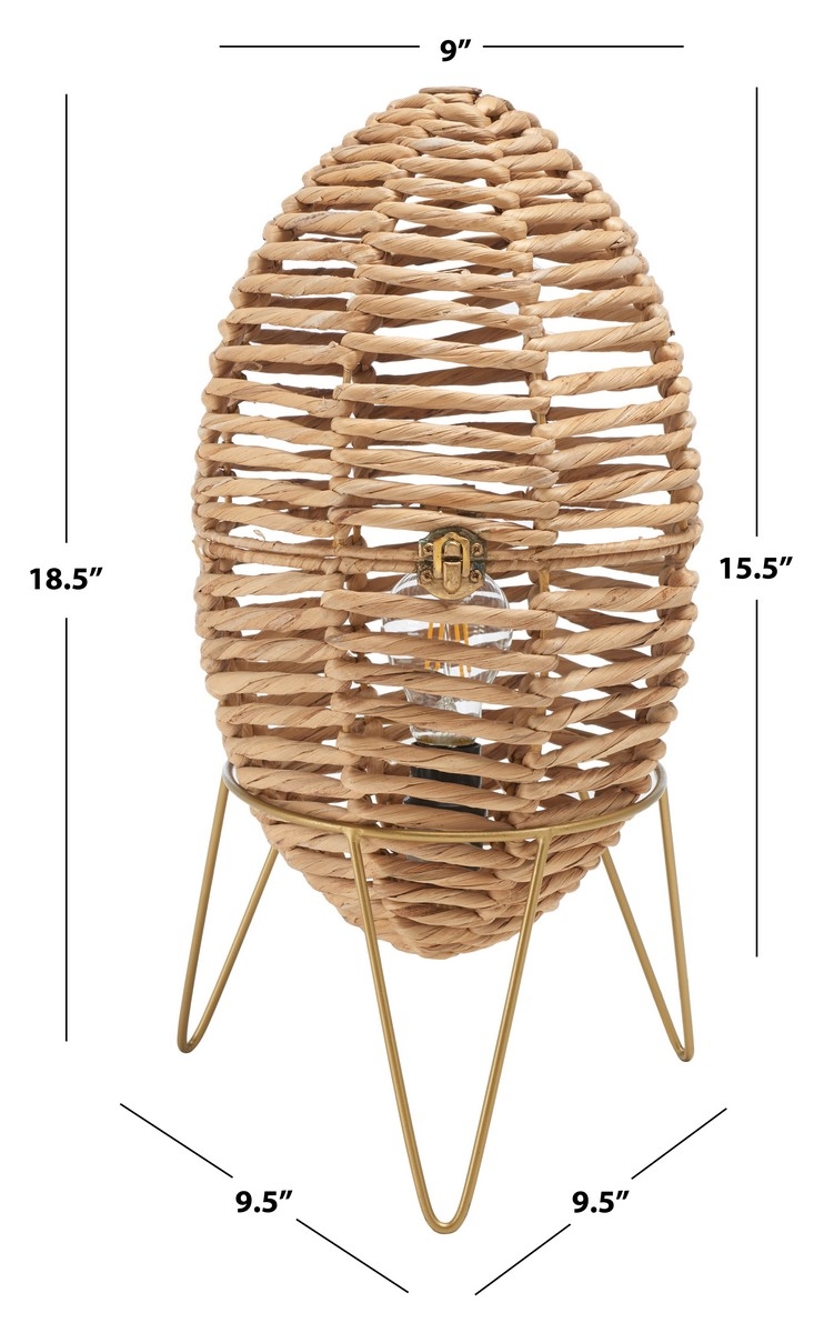 Kiora 18.5" Table Lamp - Natural - Safavieh - Image 5