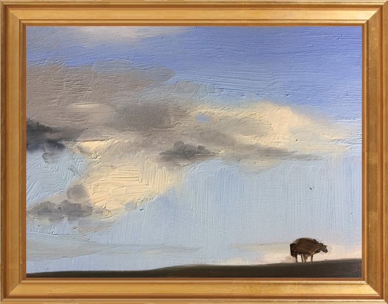 ​Clouds over the dyke by Philine van der Vegte for Artfully Walls - Image 0