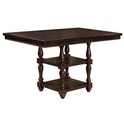 Wooden Counter Height Table In Antique Cherry - Image 0