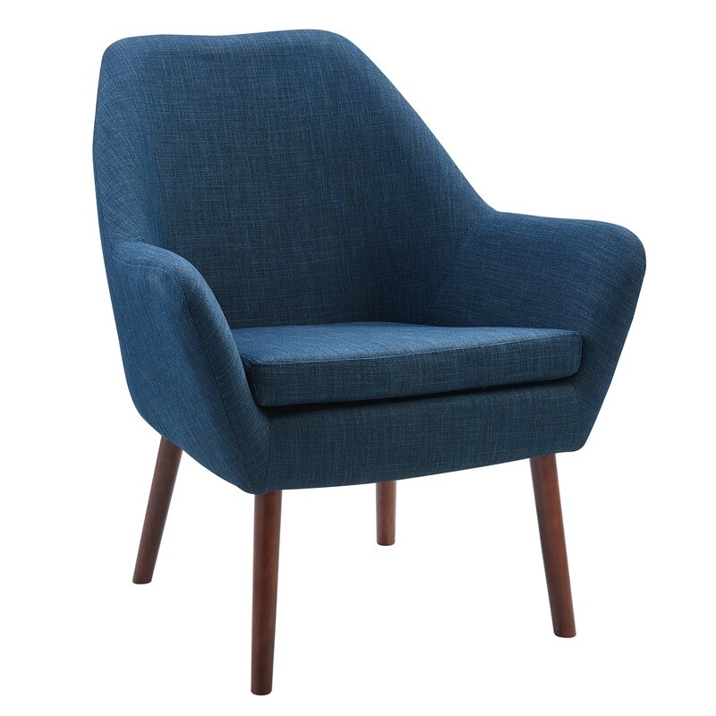 Ringwold 27.5" Wide Polyester Armchair, Teal - Image 0