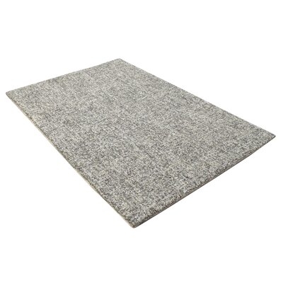 One Of A Kind  Hand-Tufted Modern & Contemporary 2' X 3' Solid Wool  Rug - Image 0