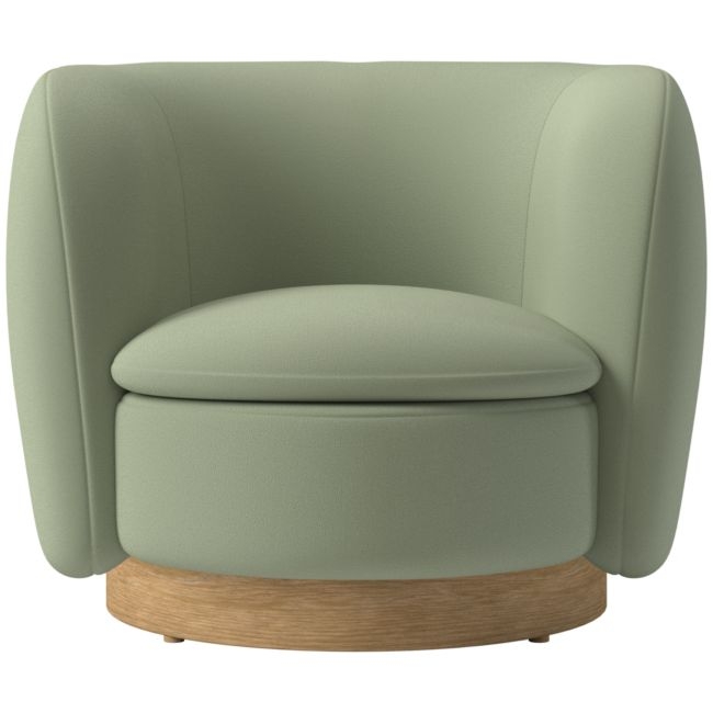 Muir Swivel Chair Luca Sage - Image 0