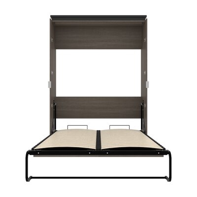 Bestar  Orion  57W 59W Full Murphy Bed In Bark Gray And Graphite - Image 0