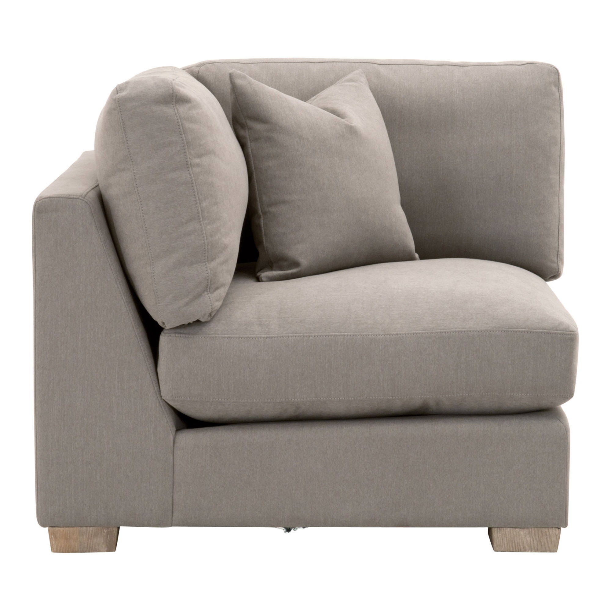 Hayden Modular Taper Sofa Corner Chair, LiveSmart Peyton-Slate, Natural Gray Oak - Image 7