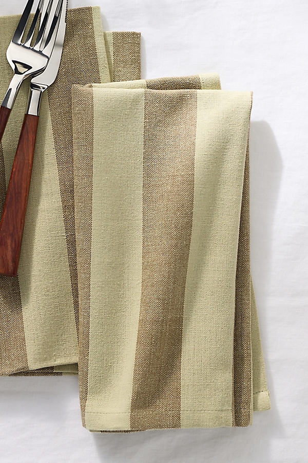 Essential Striped Dinner Napkins, Set of 4 - Image 0