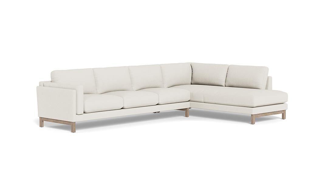 Gaby 4-Seat Sectional with Right Bumper - Image 1